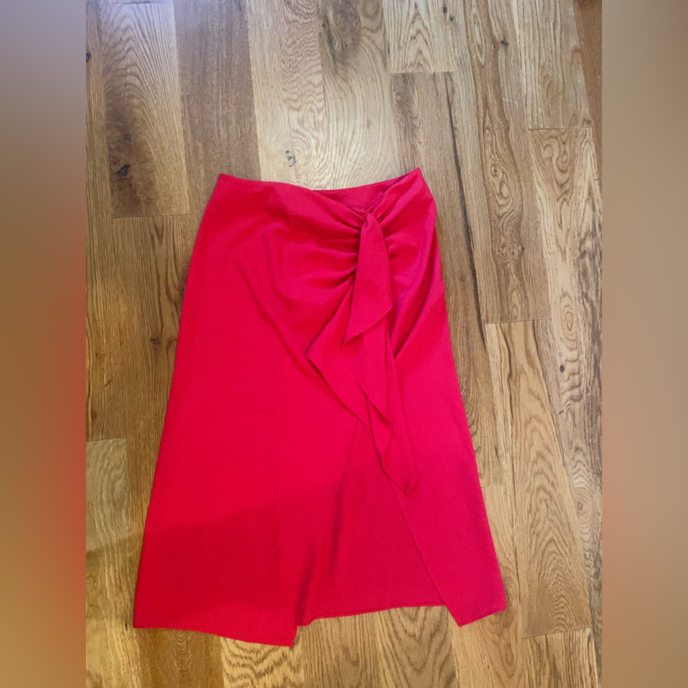 Zara midi skirt with side slit